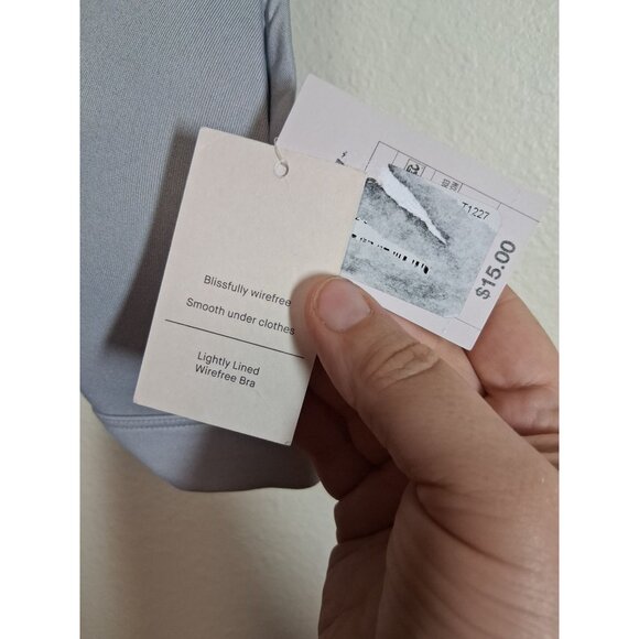 NWT Auden Bra Lined Wirefree Gray Women's Size 34DD - Picture 4 of 5